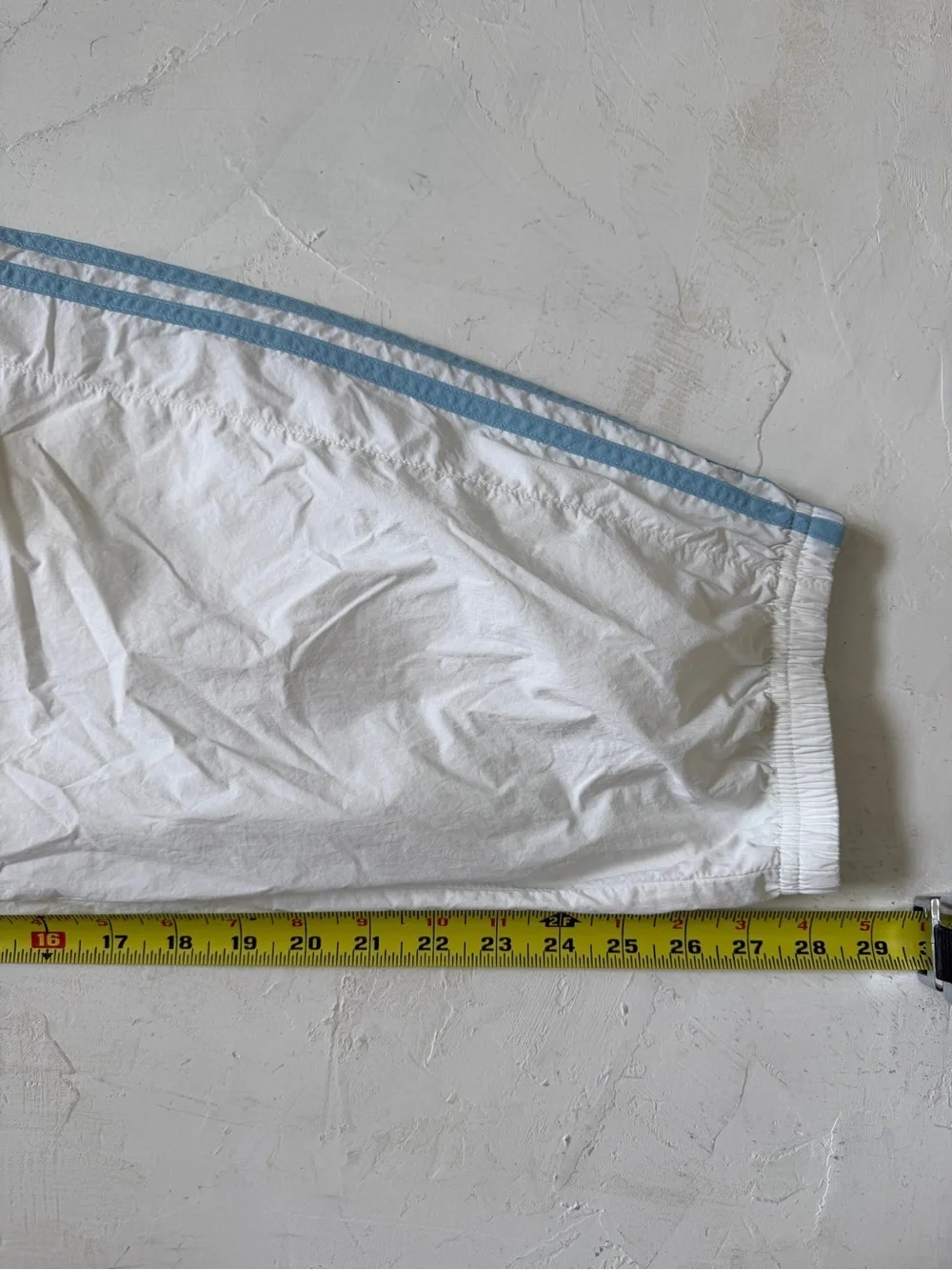 Adidas Krooked Sweatpants Parachute White/Carolina Blue Size L